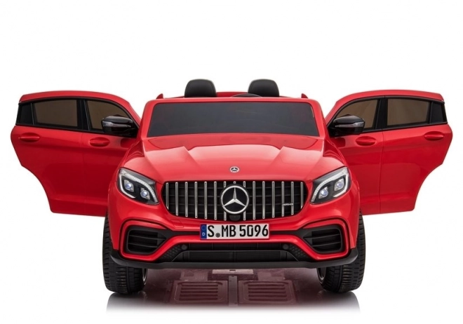 Auto elettrico per bambini Mercedes GLC 63S rosso verniciato