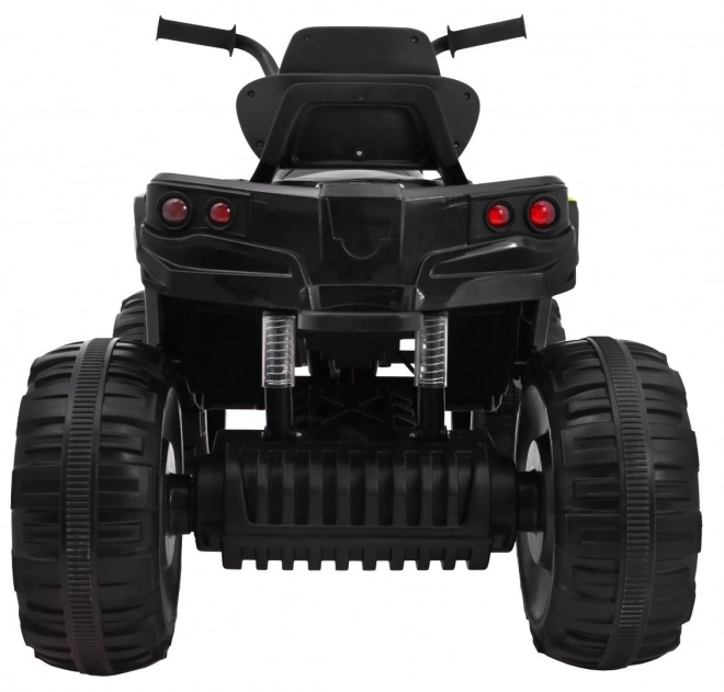 Quad ATV 2,4GHz a batteria per bambini nero + telecomando + ruote EVA + radio MP3 + partenza lenta