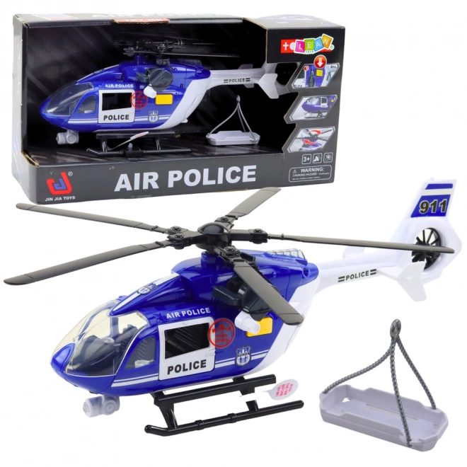 Elicottero della Polizia con Luci e Suoni