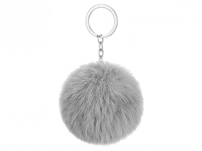 Pendente peloso per borsa e portachiavi