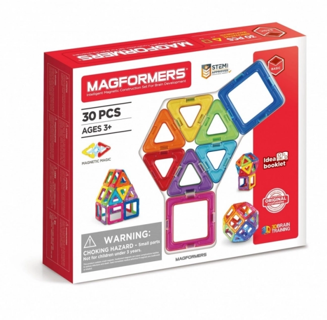 Costruzioni Magiche Magformers Basic 30 Pezzi