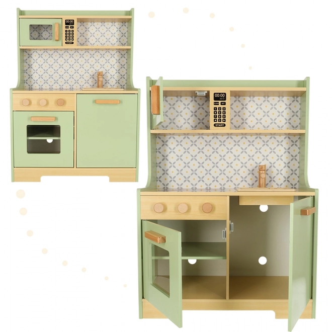 Cucina In Legno Menta Per Bambini