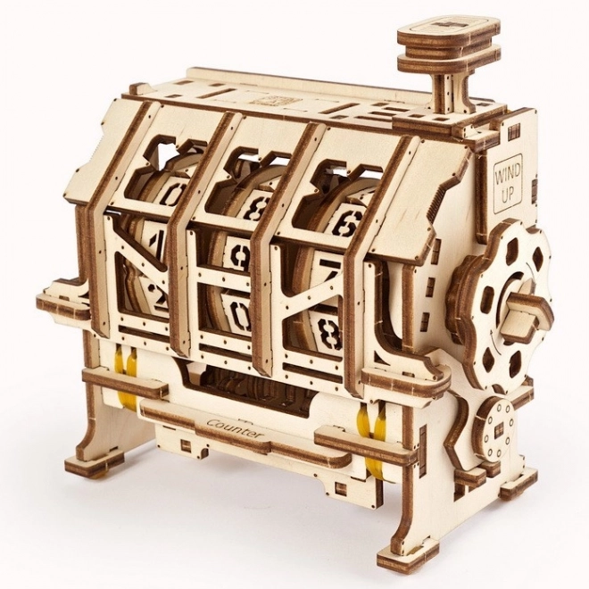 Puzzle meccanico in legno 3D Ugears conta-scatti STEM