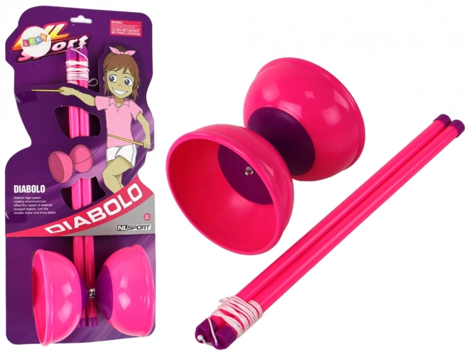 Gioco di abilità Diabolo Rosa