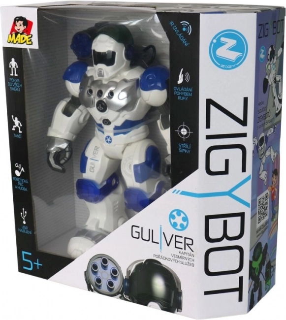 Robot interattivo Guliver - Capitano dei Servizi di Ordine Spaziale, Blu