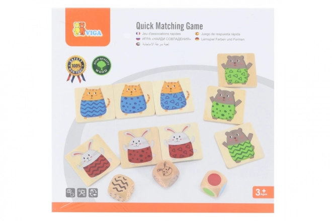Gioco di Riconoscimento Veloce in Legno VIGA