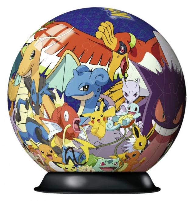 Puzzle 3D Sfera 72 pezzi Pokemon