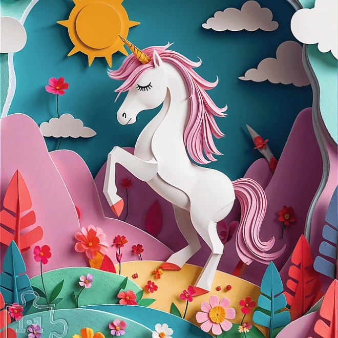 Trefl Puzzle Carta d'Arte: Unicorno 160 pezzi