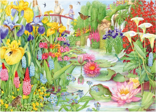 Puzzle giardino acquatico 1000 pezzi