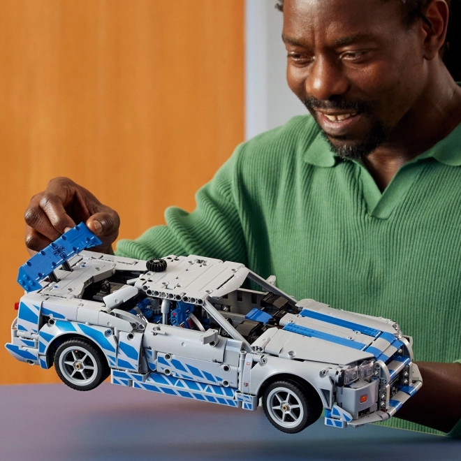 Mattoncini Technic Nissan Skyline GT-R dal film Fast & Furious