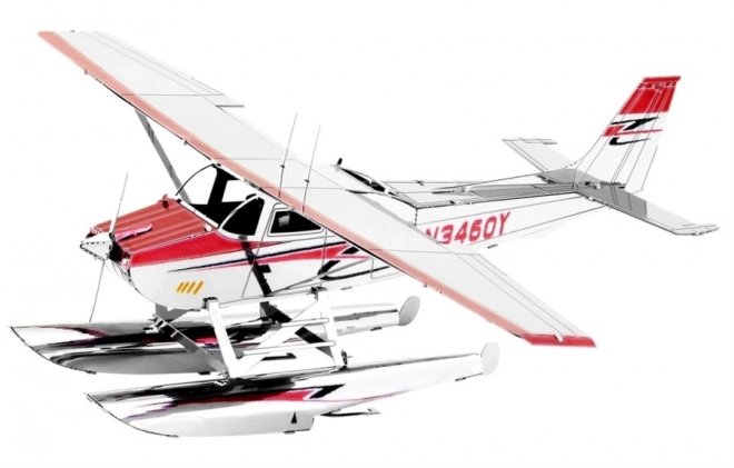 Puzzle 3D Cessna 182 Idrovolante