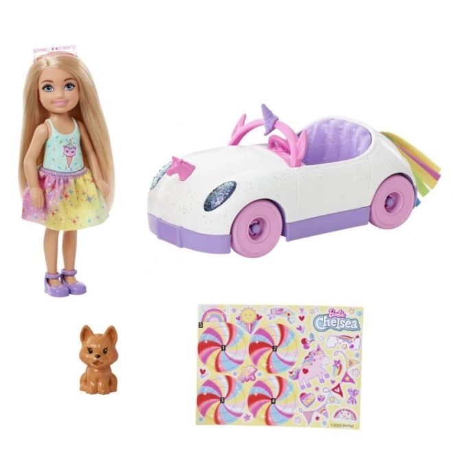 Barbie Chelsea a Cabriolet con Adesivi