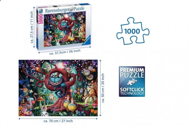 Puzzle Quasi Tutti Pazzi - Alice nel Paese delle Meraviglie 1000 Pezzi