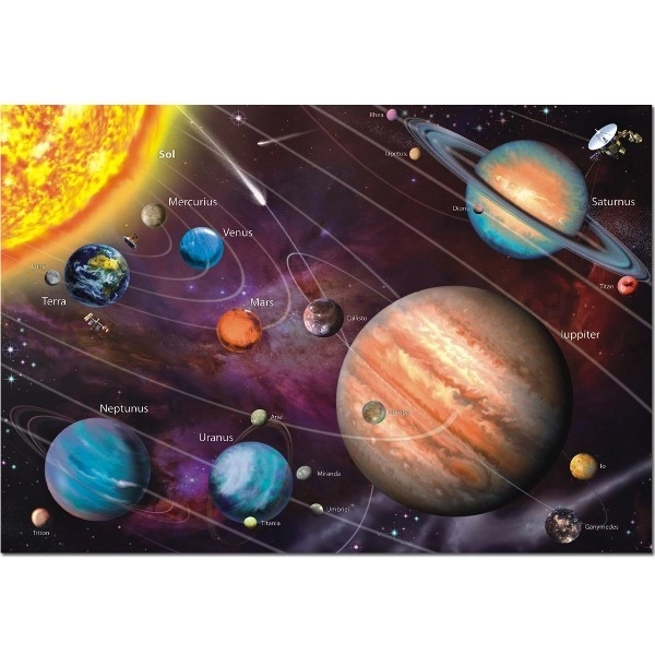 Puzzle 1000 Pezzi Neon Sistema Solare