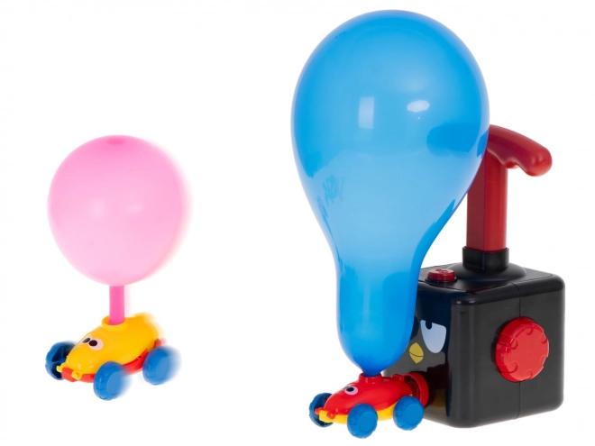 Auto aerodinamico con lanciatore e palloncini set da 15 pezzi