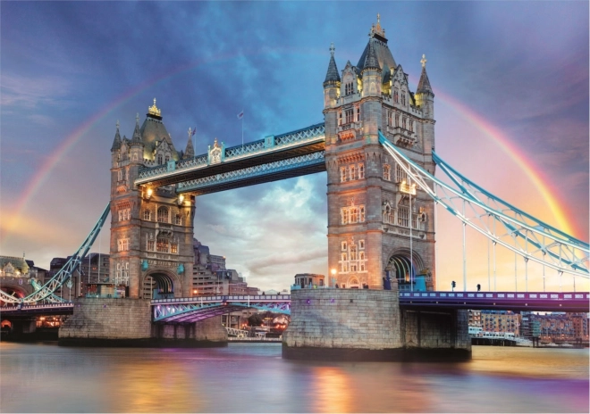 Puzzle con divisore 2 in 1 Tower Bridge Londra 1000 pezzi