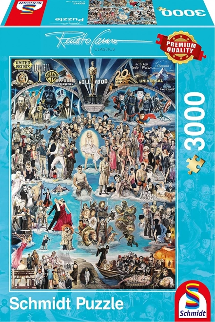 Puzzle Schmidt Hollywood - Hall of Fame 3000 Pezzi