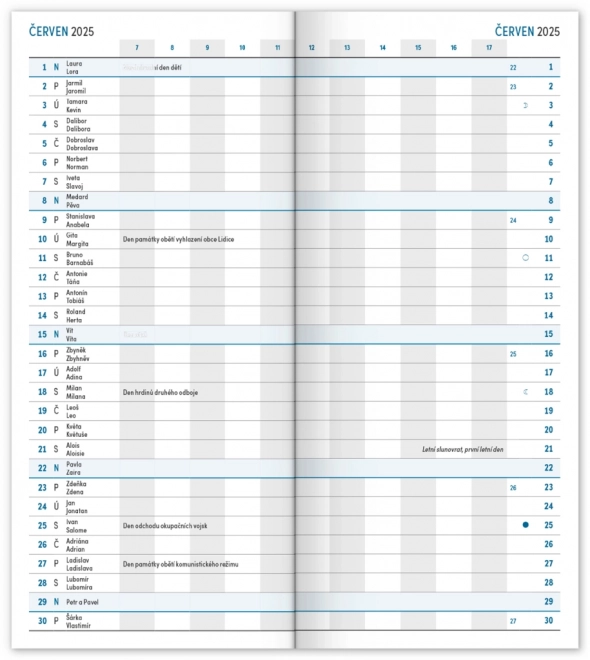 Agenda tascabile Fiori 2025