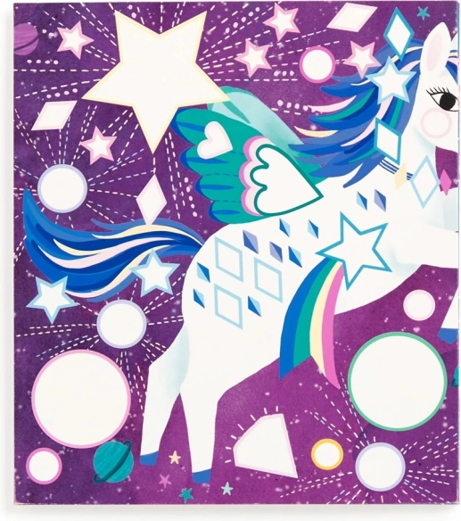 Set di adesivi scintillanti con Unicorni Magici