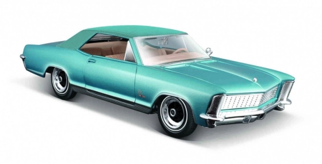 Modellino Buick Riviera 1965 blu 1:24