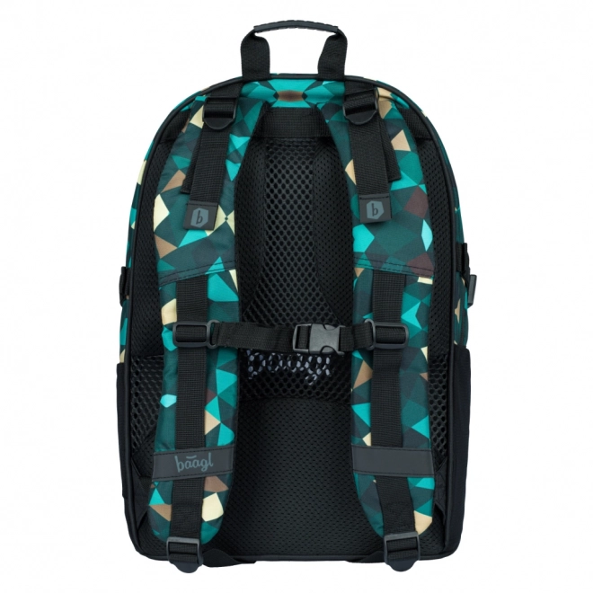 BAAGL 3 SET Skate Polygon: zaino, astuccio, sacca