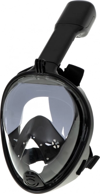 Maschera per lo snorkeling pieghevole nera