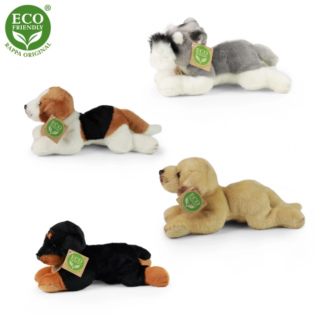 Cane di peluche sdraiato 16 cm ECO-FRIENDLY