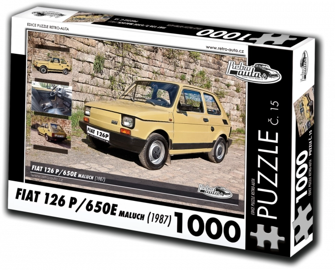 Puzzle auto d'epoca Fiat 126P, Maluch 1983