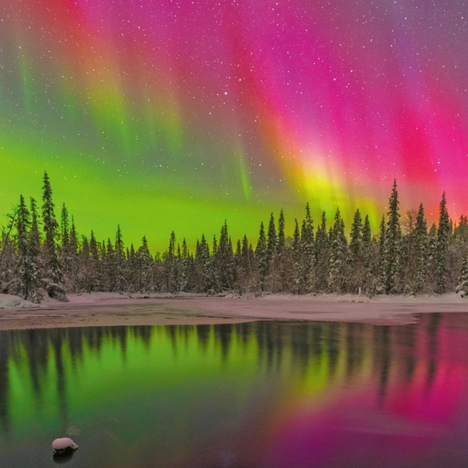 Calendario per appunti Aurora Boreale 2026