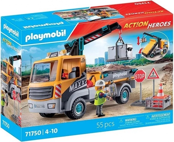 Playmobil Camion da Costruzione con Gru