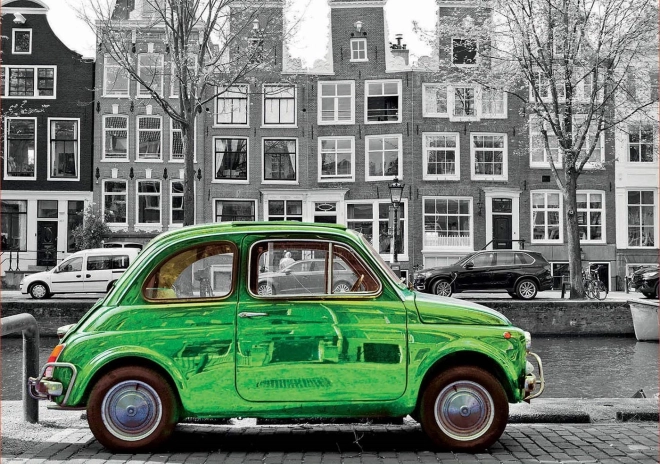 Puzzle Auto ad Amsterdam 1000 pezzi