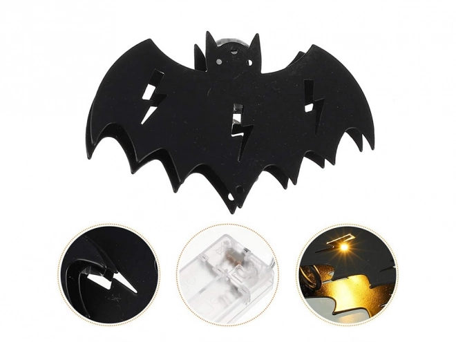 Lampada decorativa di Halloween a LED 200cm con pipistrelli