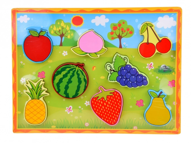 Puzzle in legno educativi Frutta