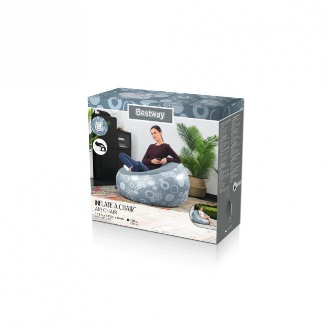 Poltrona gonfiabile blu Bestway