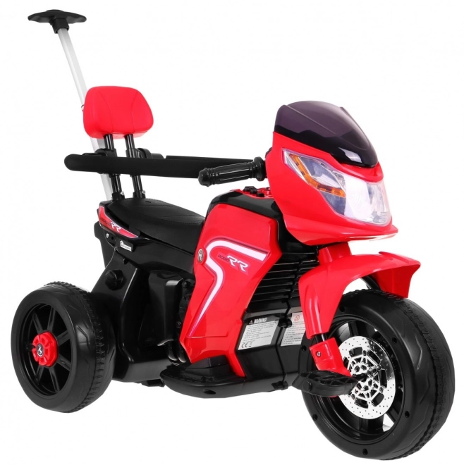 Motocicleta elettrica 3 in 1 per bambini con audio LED e maniglione rimovibile