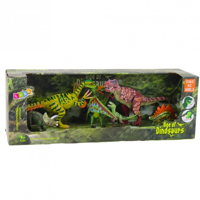 Set di figurine di dinosauri articolati