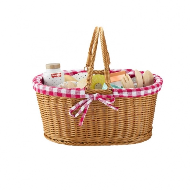 Cestino da picnic con leccornie di legno Fisher-Price