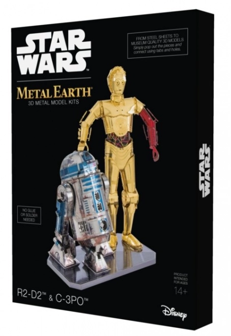 Puzzle 3D Star Wars: R2D2 e C-3PO - Set Deluxe