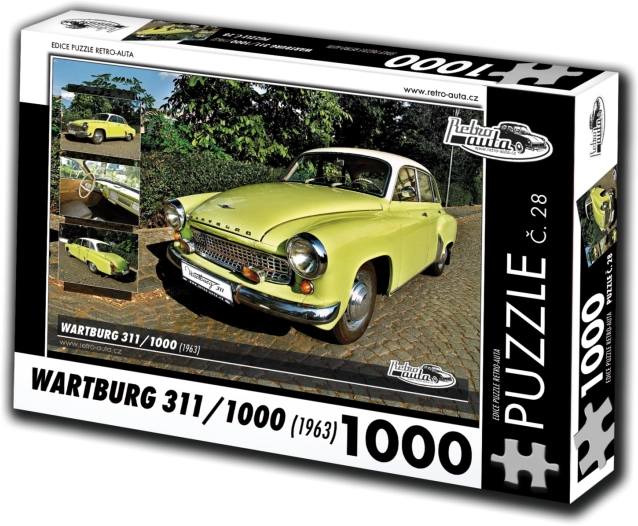 Puzzle RETRO-AUTA Wartburg 311 (1963) 1000 pezzi
