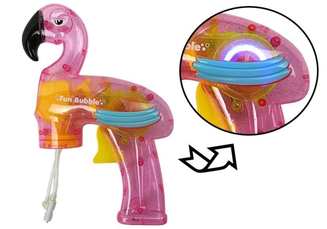 Design creativo a forma di fenicottero