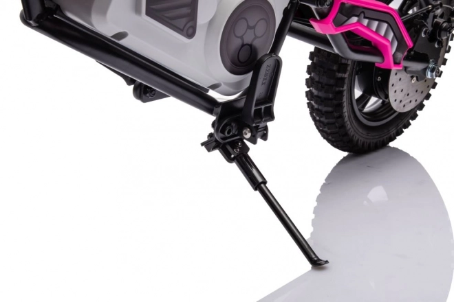 Moto cross rosa a batterie