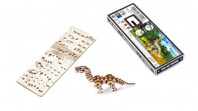 Puzzle 3D in Legno - Dinosauro Diplodocus