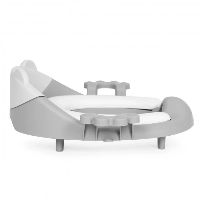 Sedile WC per bambini con maniglie, cuscino morbido, grigio, ECOTOYS