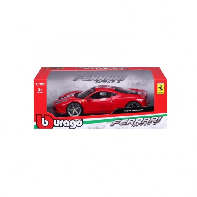 Modellino Ferrari 458 Speciale di Bburago