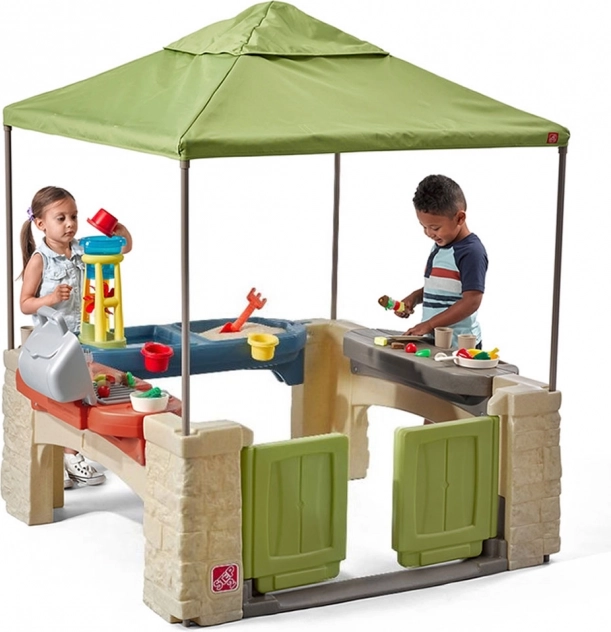 Gazebo da giardino con griglia Step2