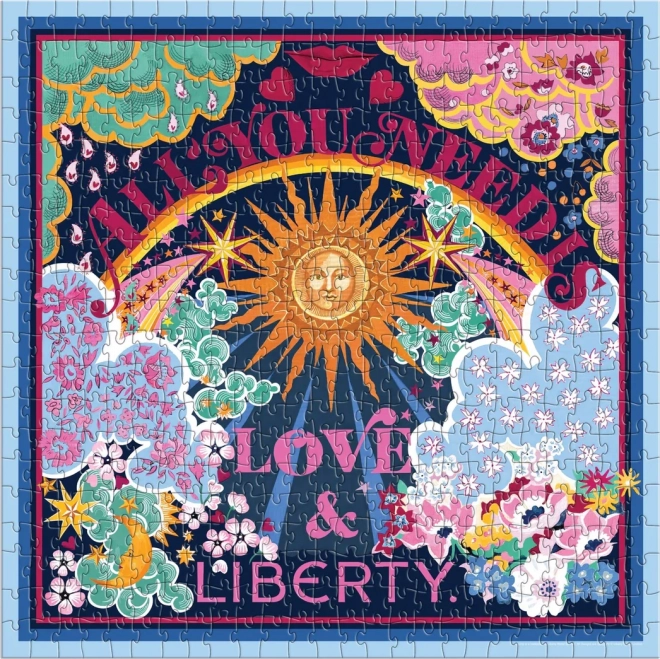 Puzzle quadrato Liberty: L'amore è tutto ciò di cui hai bisogno