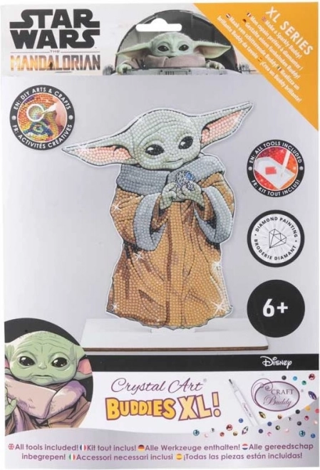 Pittura di diamanti XL Star Wars: Grogu