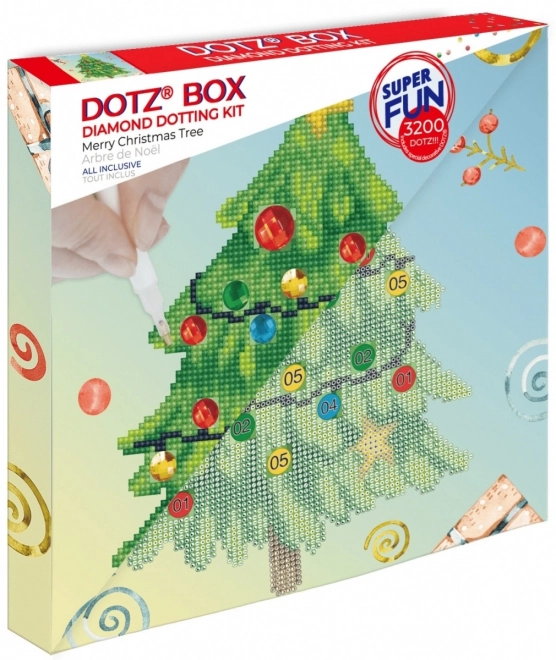 Kit Albero di Natale Felice Diamond Dotz