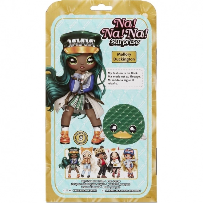 Fashion Doll Na! Na! Na! Surprise e borsetta 2 in 1 - Mallory Duckington