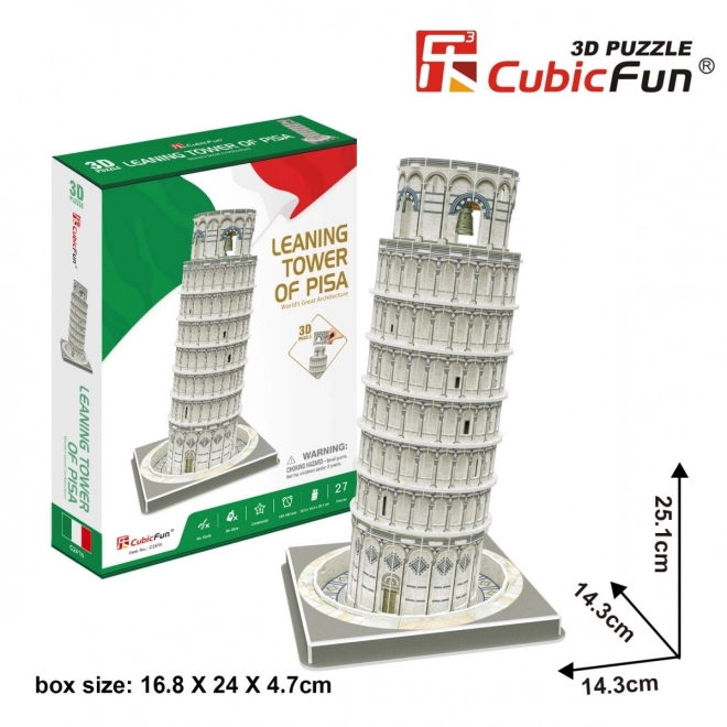 Puzzle 3D Torre di Pisa